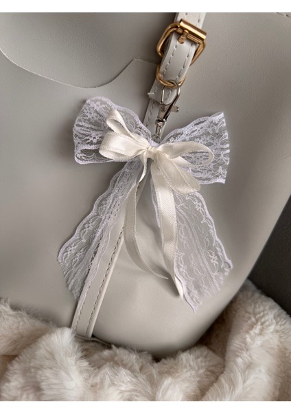 Fiyonk Çanta Charm Coquette Çanta Süsü Anahtarlık