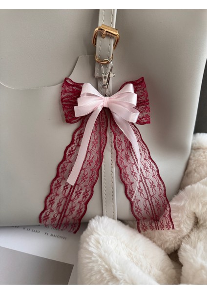 Fiyonk Çanta Charm Coquette Çanta Süsü Anahtarlık modelleri