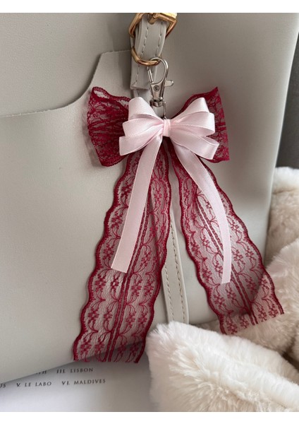 Fiyonk Çanta Charm Coquette Çanta Süsü Anahtarlık fırsatları