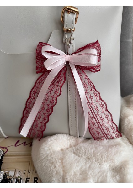 Fiyonk Çanta Charm Coquette Çanta Süsü Anahtarlık fiyatları