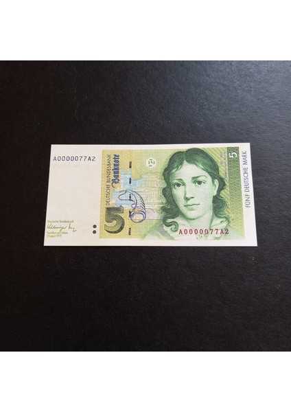 Escoines 3996368840EAFA619A Almanya 5 Mark Matbuu Baskıdır