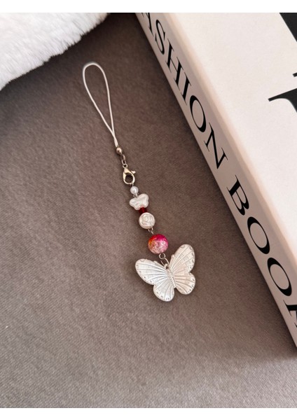 Kelebek Telefon Charm, Fiyonk Telefon Ipi Charmı, Kelebek Telefon Süsü Çanta Charm fiyatları