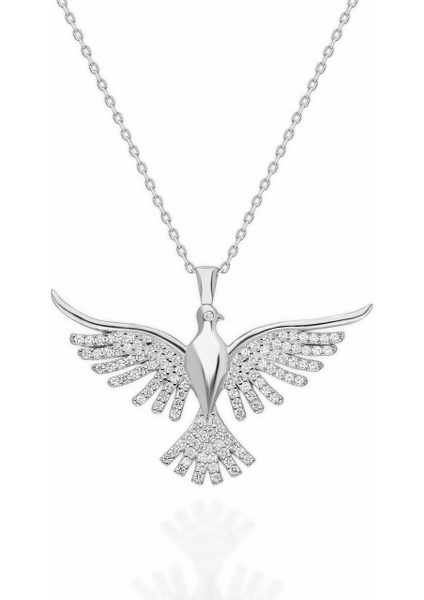 925 Ayar Gümüş Anka Kuşu Kolye