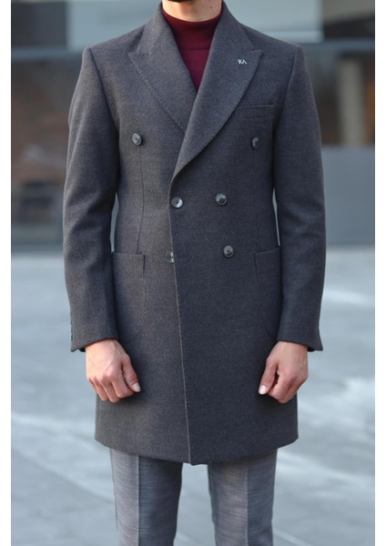 Erkek Kışlık Yünlü Kumaş Kruvaze KABAN-KAV7205W fırsatları