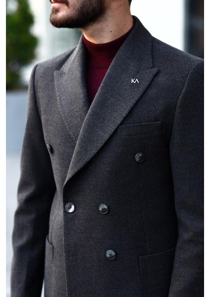 Erkek Kışlık Yünlü Kumaş Kruvaze KABAN-KAV7205W indirimleri