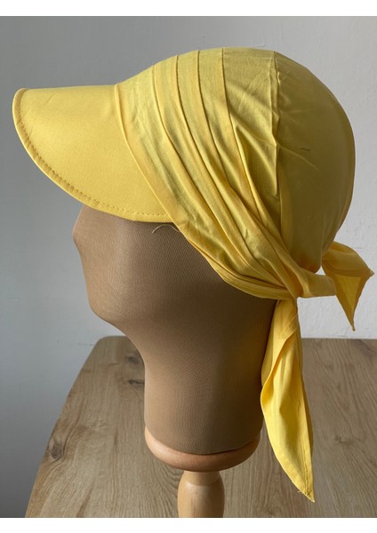 Safari Kadın Şapkası , Bağlamalı Eşarplı Şapka Plaj Şapkası Siperli Bandana Şapka fiyatları