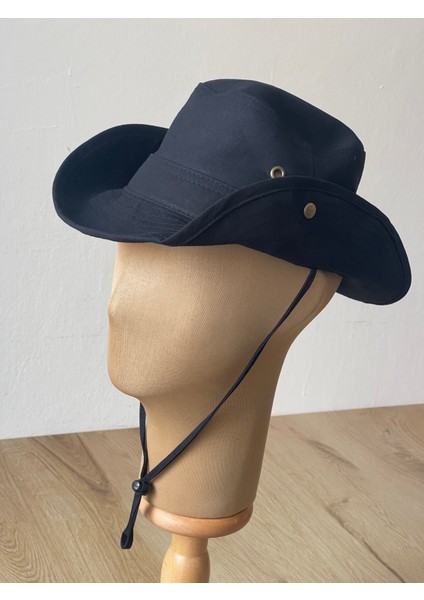 Yazlık Katlanabilir Safari Fötr Cotton Kovboy Şapkası