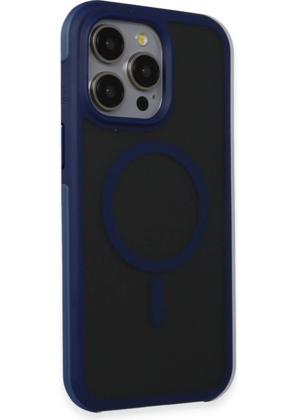 Iphone 15 Pro Toras Airbag Magsafe Kapak - Lacivert Svlrs
