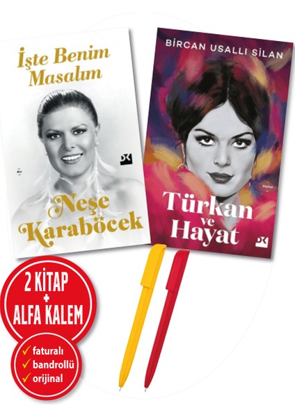 Alfa Kalem+ ''neşe Karaböcek+Bircan Usallı Silan'' 2 Kitap Yeni ''işte Benim Masalım+Türkan ve Hayat