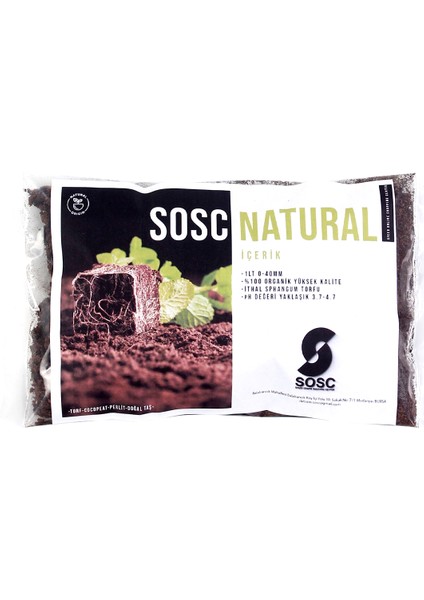 Ithal Sphagnum Bitki Yetiştirme Torfu - Böcek Sinek Yapmaz Premium Kalite 1 Lt