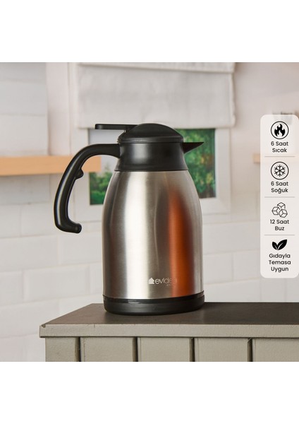 Kitchen Çay Termosu - Inox - 2 Lt
