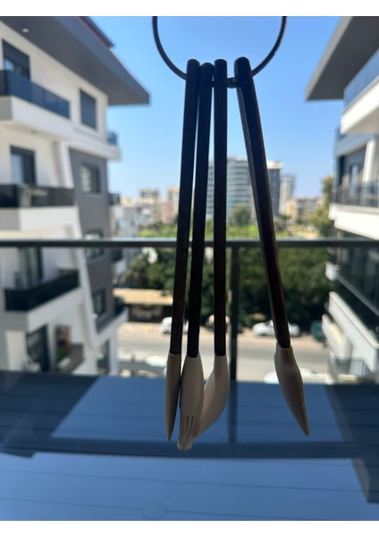 Akasya Silikon Kaşık Seti 4'lü modelleri