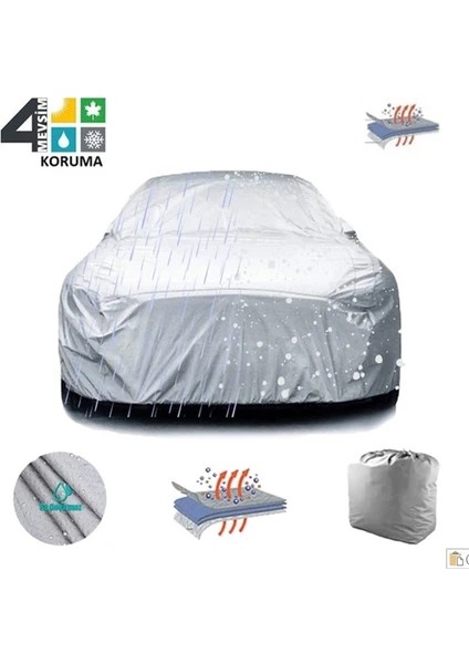 Mercedes Sl R230 Branda 2001-2011 4 Mevsim Miflonlu Branda