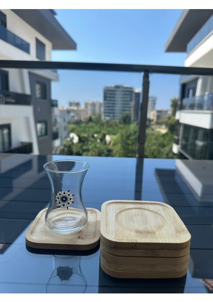 Bambu Bardak Altlığı 10 cm 6'lı fırsatları