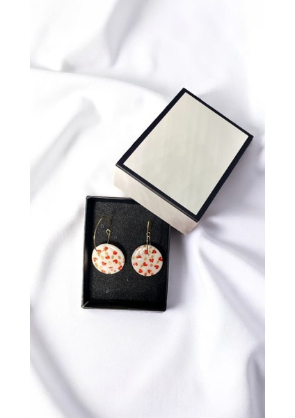 Silvestra “gerçek Altın Red Hearts” Porselen Küpe fiyatları