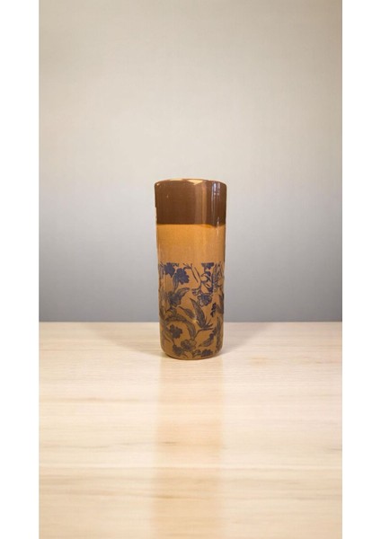 Silvestra “amber Botanica” El Yapımı Stoneware Vazo
