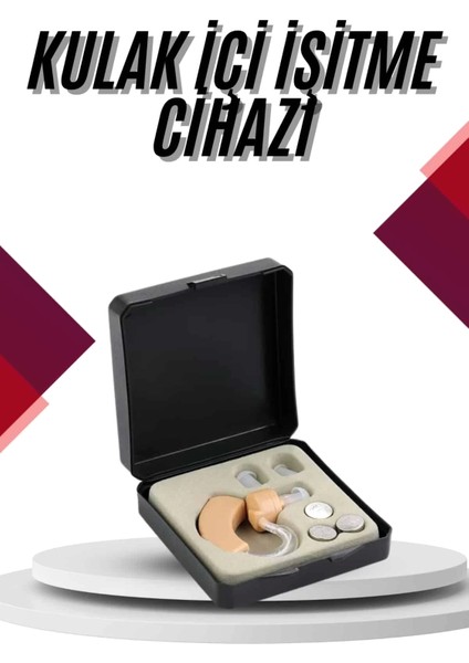 Kulak Içi Ses Yükseltme Cihazı Işitme Cihazı Uzun Pil Ömrü Yüksek Ses Kaliteli