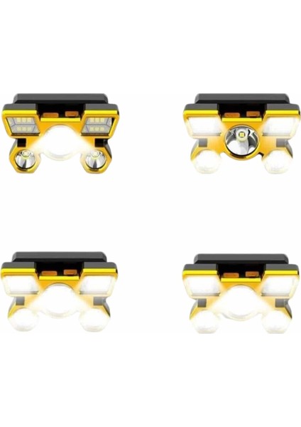 El Feneri Süper Kafa Lambası 4 Modlu 5 LED Kafa Feneri indirimleri