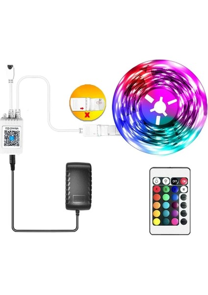 Cata Ct 4557 Rgb Şerit LED Set 5 mt Rgb LED 3 Renk+Trafo+ Kumanda fiyatları