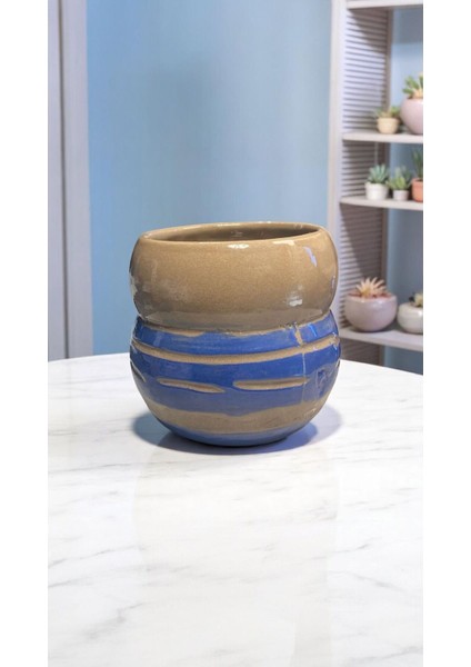 Silvestra “blue Cascade” El Yapımı Stoneware Kupa – 330 ml fırsatları