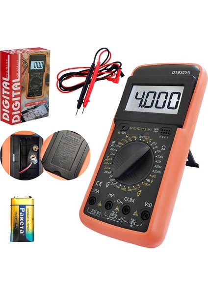 Usta Tipi Dijital Ölçü Aleti DT-9205A
