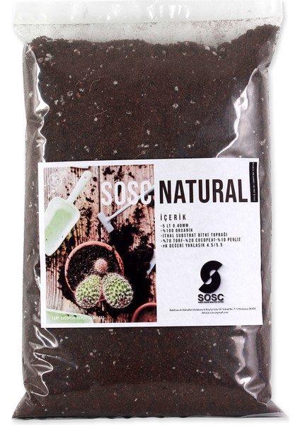 Substrat Mix Ithal Torf Cocopeat Perlit Özel Karışım Saksı Harcı Çiçek ve Bitki Toprağı 5 Lt modelleri