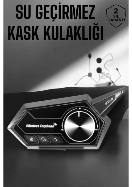 Motorcu Kulaklığı Kask Kulaklığı Anc Özelliği Sesli Görüşme Özelliği