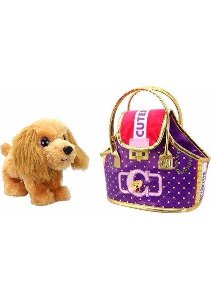 50585 Cutekins Taşıma Çantalı Peluş Köpek -Sunman fiyatları