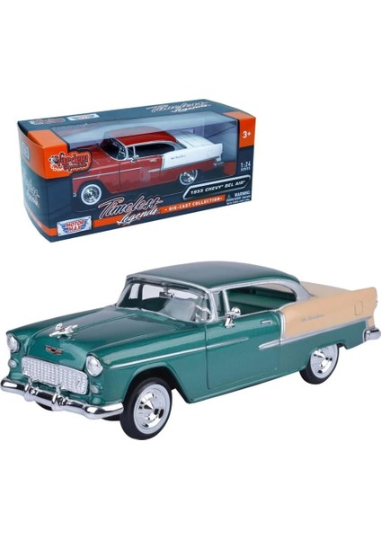 Chevy Bel Air 1955 Model Araba 1:24