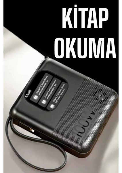 Powerbank Ekranlı Çok Fonksiyonlu Müzik Dinleme Kitap Okuma fırsatları