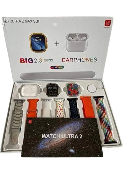 9 Ultra Akıllı Saat 49MM 2inç Ekran 7 Kordonlu ve Bluetooth Kulaklık modelleri