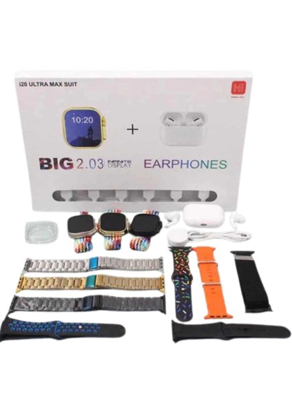 Akıllı Saat Bluetooth Kulaklık Adımsayar Sağlık Takibi Çağrı Cevaplama fırsatları