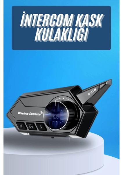 Intercom Bluetooth Kulaklık Kask Kulaklığı Anc Özelliği Yüksek Ses Kaliteli