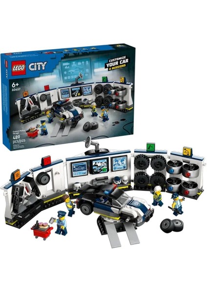 60457 LEGO City Özel Polis Arabası Garajı 489 Parça +6 Yaş indirimleri