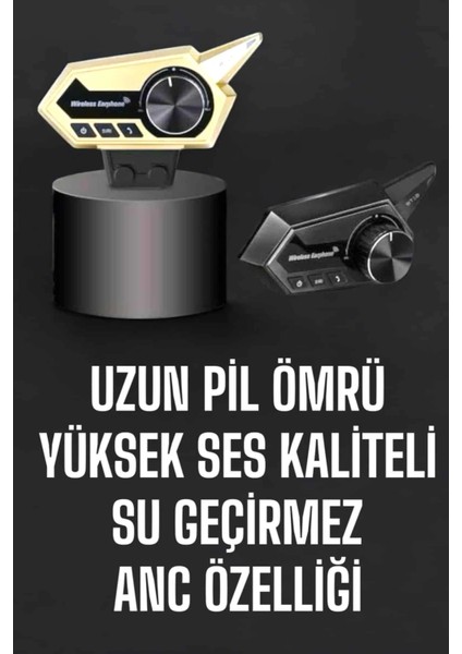 Intercom Kask Kulaklığı Anc Özelliği Yüksek Ses Kaliteli Bluetooth Kulaklık fiyatları