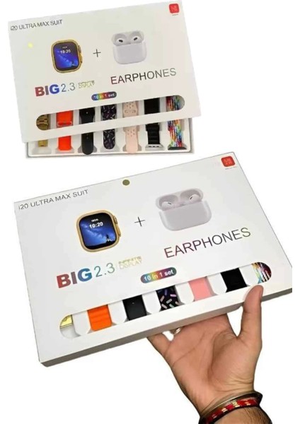Akıllı Saat Bluetooth Kulaklık Hediyeli Bildirim Görme Sesli Görüşme Çoklu Kordon fırsatları