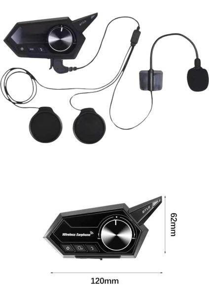 Motorcu Kulaklığı Kask Kulaklığı Çağrı Cevaplama Anc Özellikli modelleri