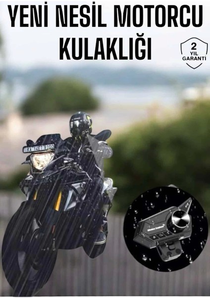 BT18 Intercom Kask Kulaklığı Motorcu Kulaklığı Anc Özelliği
