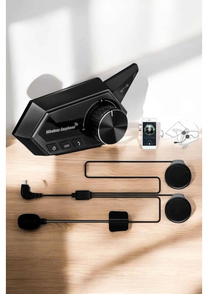 BT18 Intercom Kask Kulaklığı Motorcu Kulaklığı Anc Özelliği fırsatları