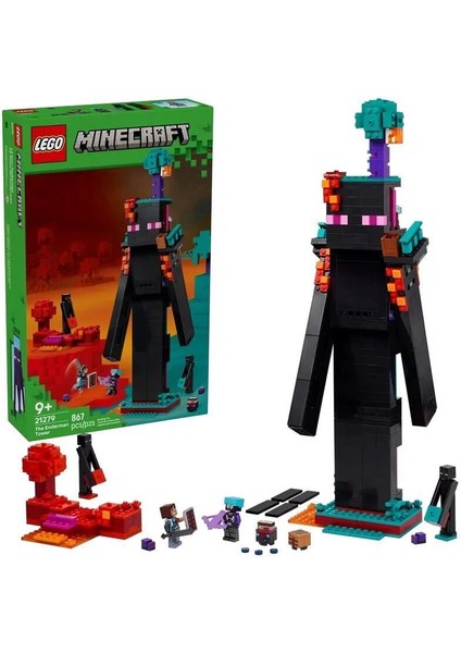 21279 LEGO Minecraft Enderman Kulesi 867 Parça +9 Yaş indirimleri