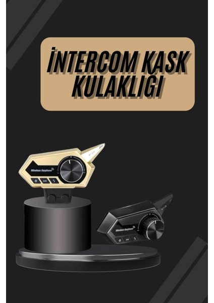 Motosiklet Kask Bluetooth Kablosuz Kulaklık 5.0 Bluetooh Yüksek Ses Kaliteli