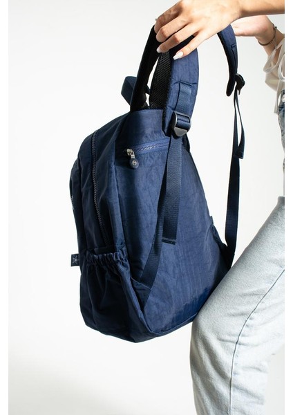 Unisex Okul Çantası Klinkır Kumaş Günlük Sırt Çantası 40*30 cm Çok Cepli Hafif Yağmur Geçirmez modelleri