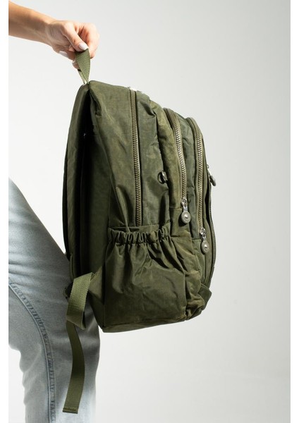 Unisex Okul Çantası Klinkır Kumaş Günlük Sırt Çantası 40*30 cm Çok Cepli Hafif Yağmur Geçirmez modelleri