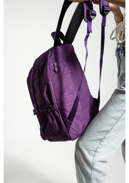 Unisex Okul Çantası Klinkır Kumaş Günlük Sırt Çantası 40*30 cm Çok Cepli Hafif Yağmur Geçirmez modelleri