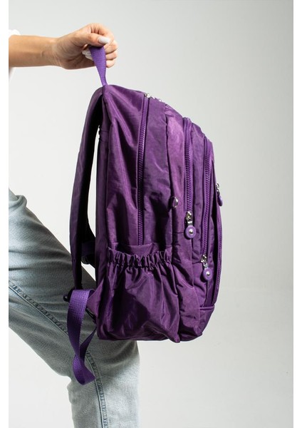 Unisex Okul Çantası Klinkır Kumaş Günlük Sırt Çantası 40*30 cm Çok Cepli Hafif Yağmur Geçirmez fırsatları