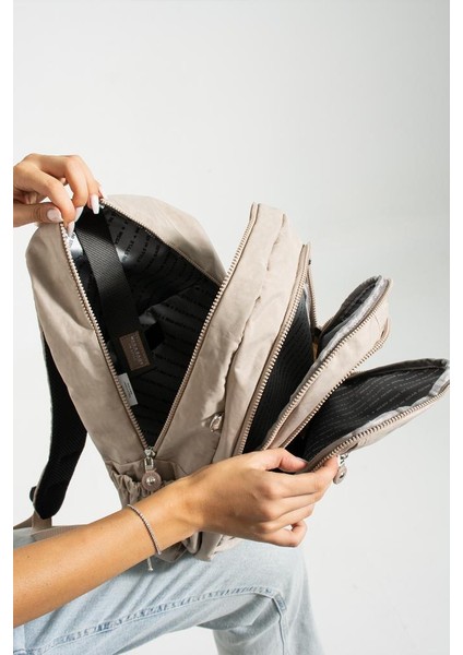 Unisex Okul Çantası Klinkır Kumaş Günlük Sırt Çantası 40*30 cm Çok Cepli Hafif Yağmur Geçirmez indirimleri