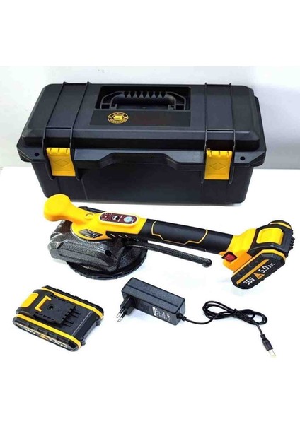 İyisi Yok 36V Şarjlı Fayans Tutucu Vantuz Metal Şanzıman Lithium Çift Akülü Fayans Cam Karo Döşeme Makinesi