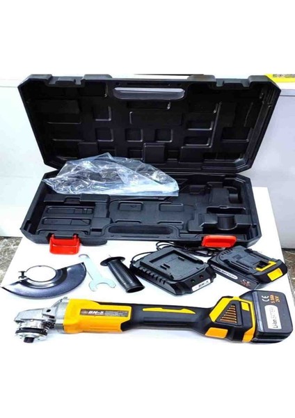 İyisi Yok 24V 5.0AH Akülü Çantalı Taşlama Makinesi Spral Kömürsüz Şarj Göstergeli Elektronik Devir Ayarlı fiyatları