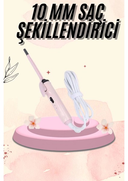 Ince Bukle 10MM Kıvırcık Saç Maşası Profesyonel Saç Şekillendirici