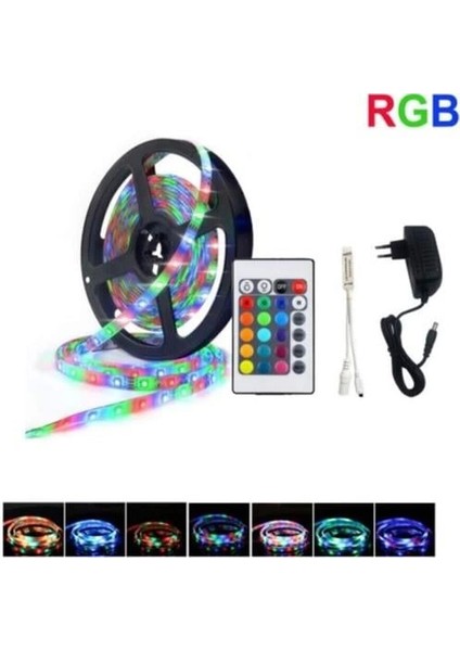 Cata Ct 4557 Rgb Şerit LED Set 5 mt Rgb LED 3 Renk+Trafo+ Kumanda fırsatları